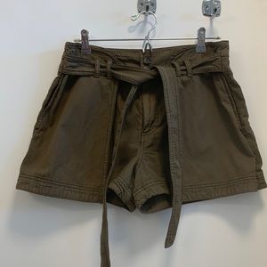 Free People Army Green Shorts